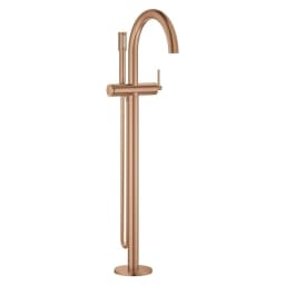 Grohe Atrio New Classic Bronz Fırçalanmış Yerden Küvet Bataryası görsel 1