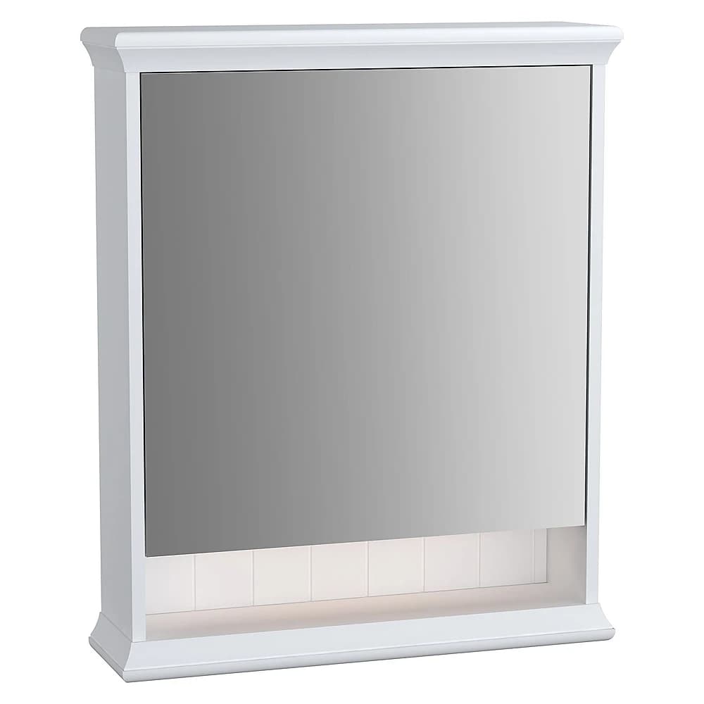 Vitra Valarte 65 Cm Mat Beyaz Bir Kapaklı Sol Dolaplı Ayna
