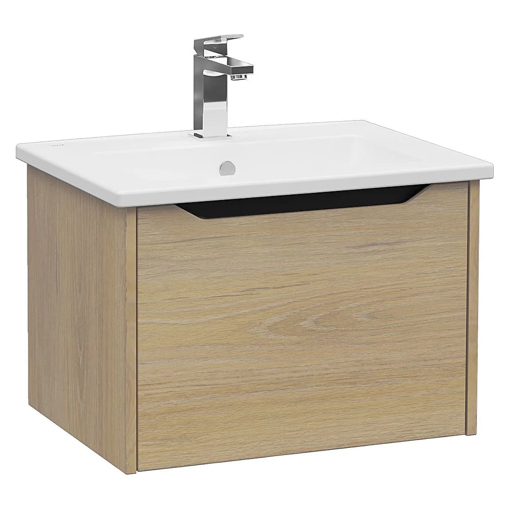 Vitra Integra Square 60 Cm Altın Meşe Tek Çekmeceli Lavabo Dolabı