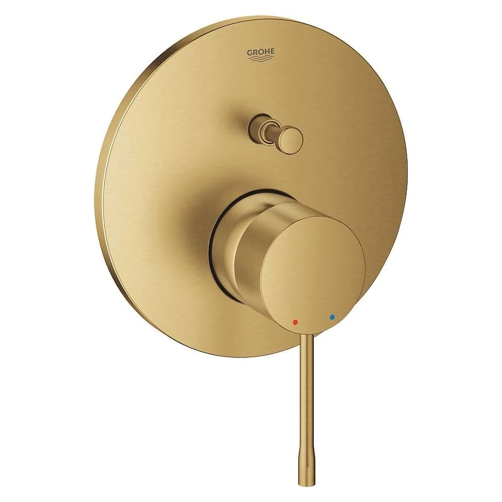 Grohe Essence New Altın Fırçalanmış Duvardan Banyo Bataryası