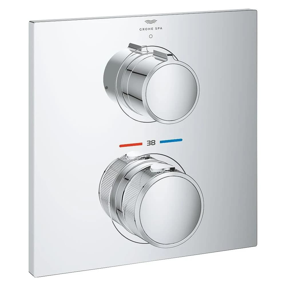 Grohe Allure New Krom Duvardan Termostatik Batarya