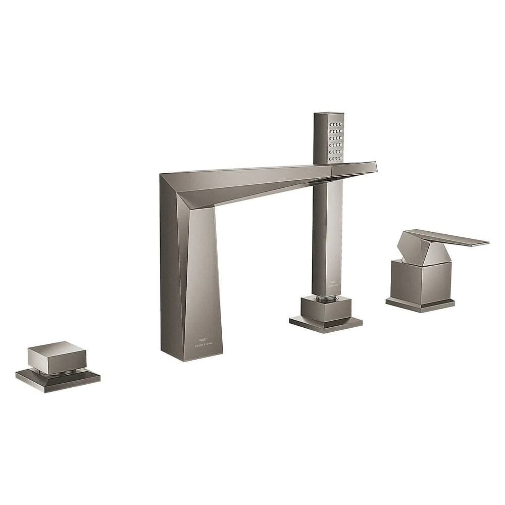 Grohe Allure Brilliant Antrasit Fırçalanmış Küvet Bataryası