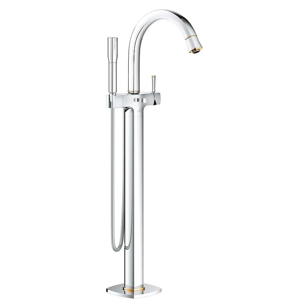 Grohe Grandera Krom Altın Yerden Küvet Bataryası