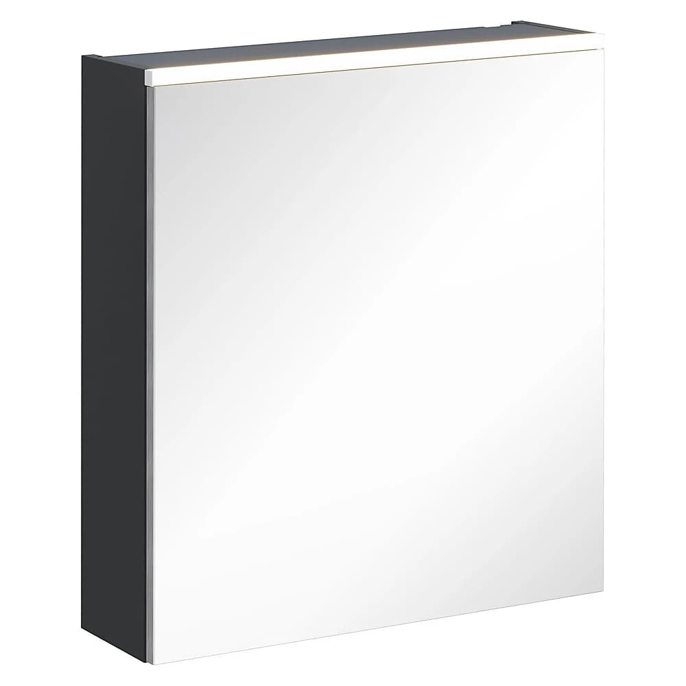 Vitra Core 60 Cm Mat Grafit Aydınlatmalı Sol Dolaplı Ayna