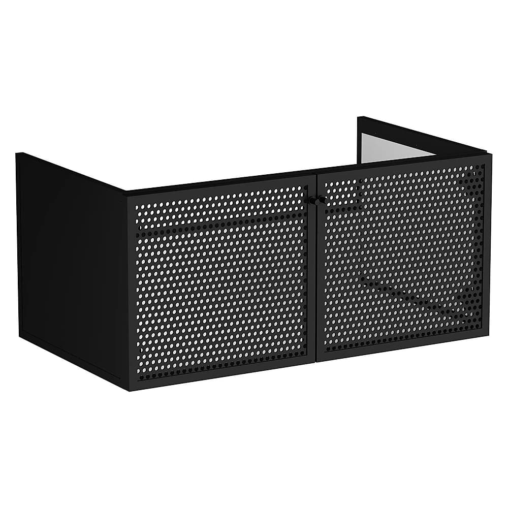 Vitra Liquid 100 Cm Siyah Lavabo Dolabı