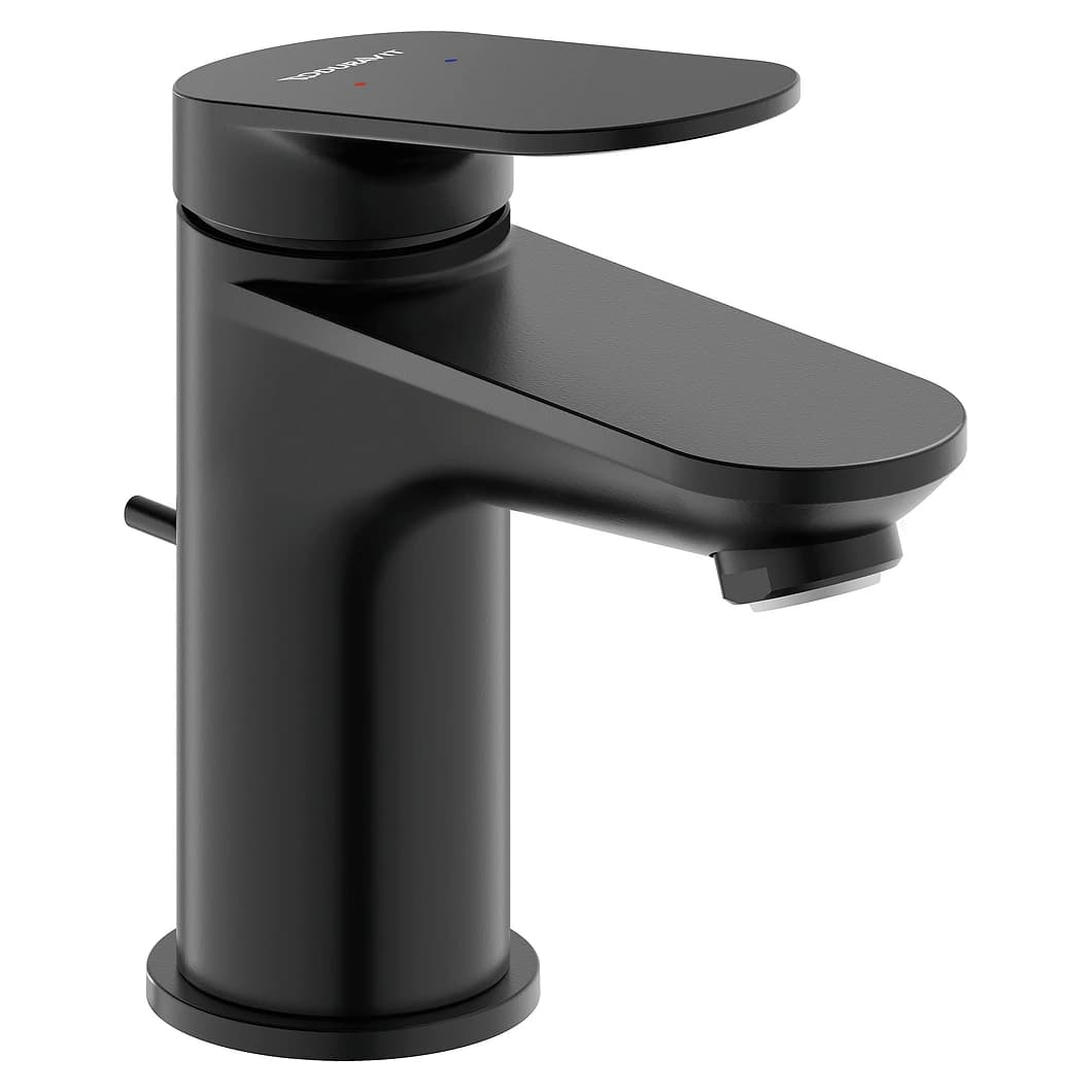 Duravit Wave Gider Setli Mat Siyah Lavabo Bataryası