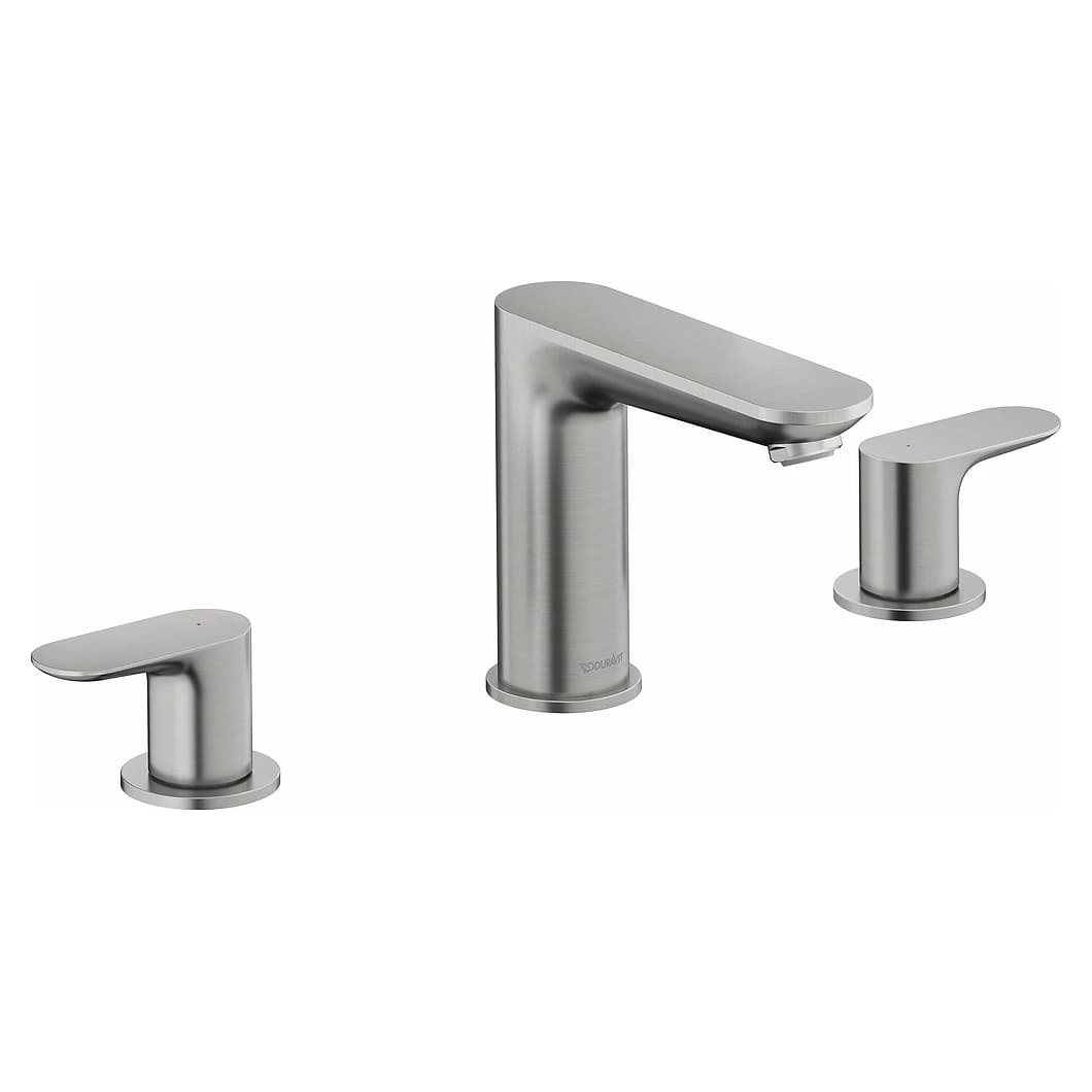 Duravit Wave Paslanmaz Çelik 3 Delikli Lavabo Bataryası