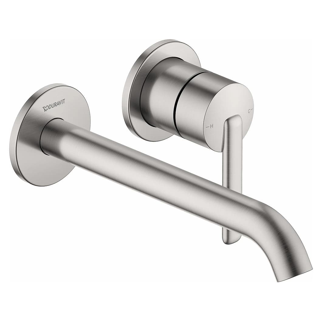 Duravit Balcoon Paslanmaz Çelik Ankastre Lavabo Bataryası