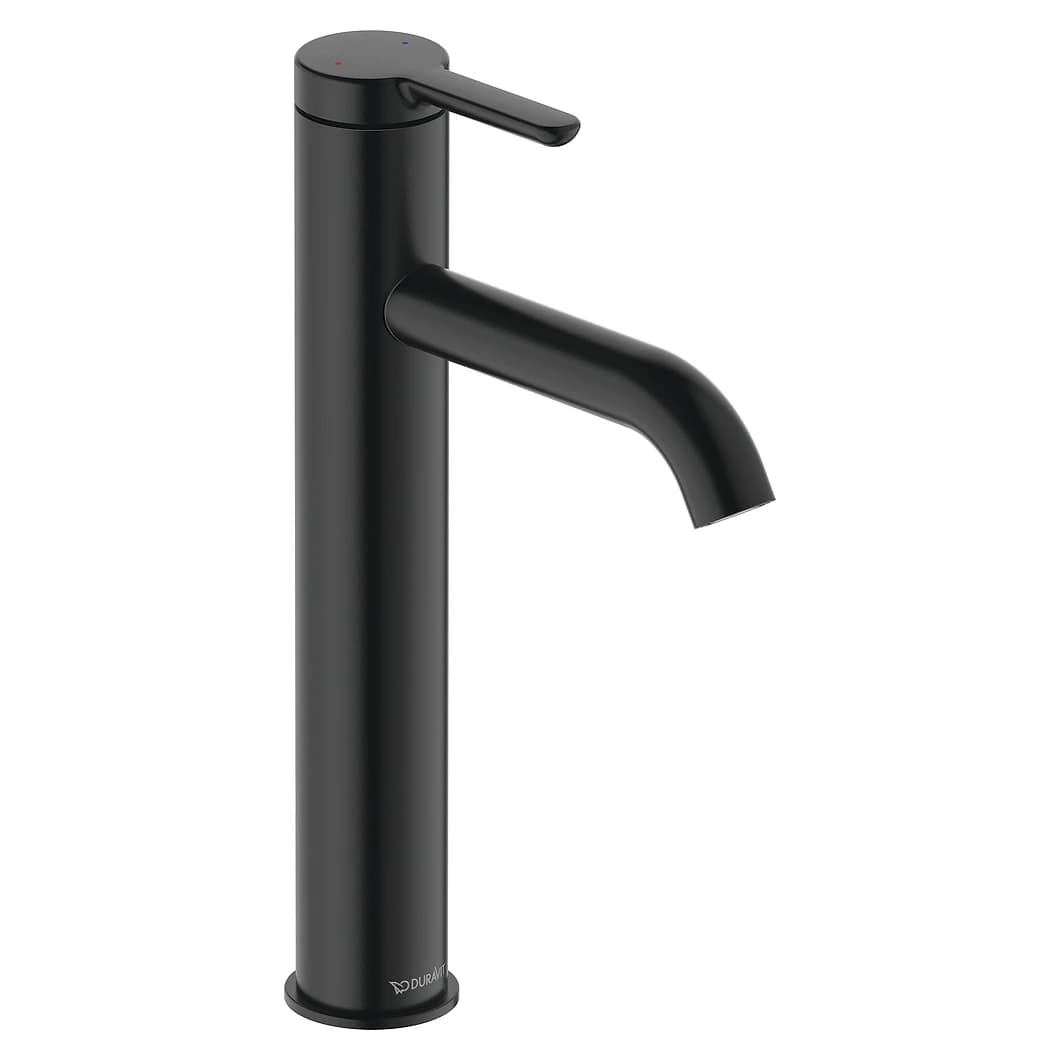 Duravit C.1 Mat Siyah Ekstra Yüksek Lavabo Bataryası