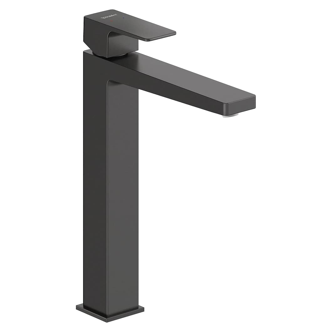 Duravit Manhattan Mat Siyah Çanak Lavabo Bataryası