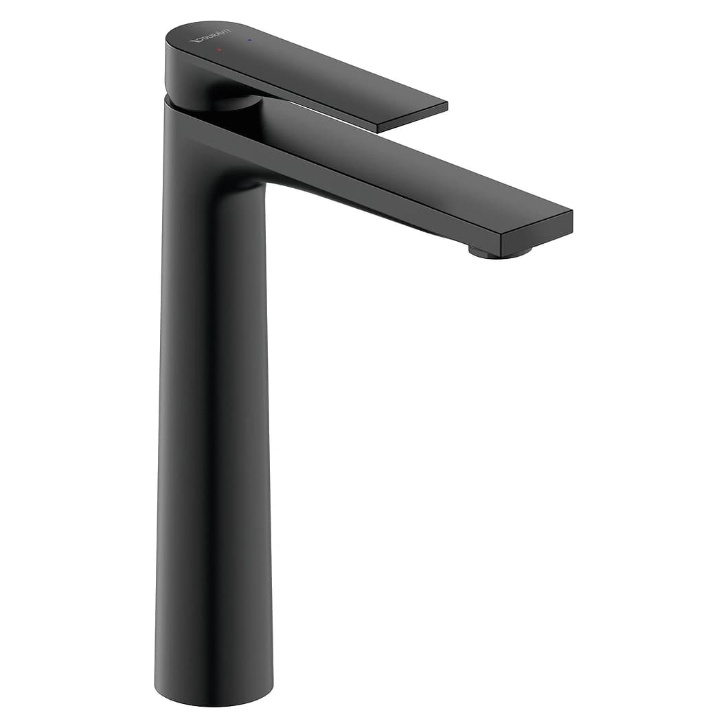 Duravit Tulum Mat Siyah Çanak Lavabo Bataryası