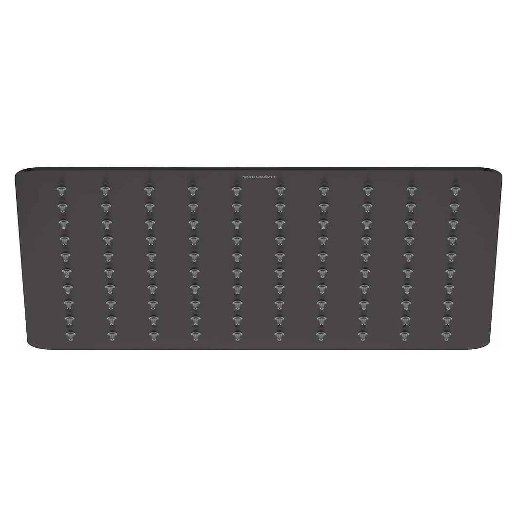 Duravit 300 Mm 1 Fonksiyonlu Kare Mat Siyah Tepe Duşu