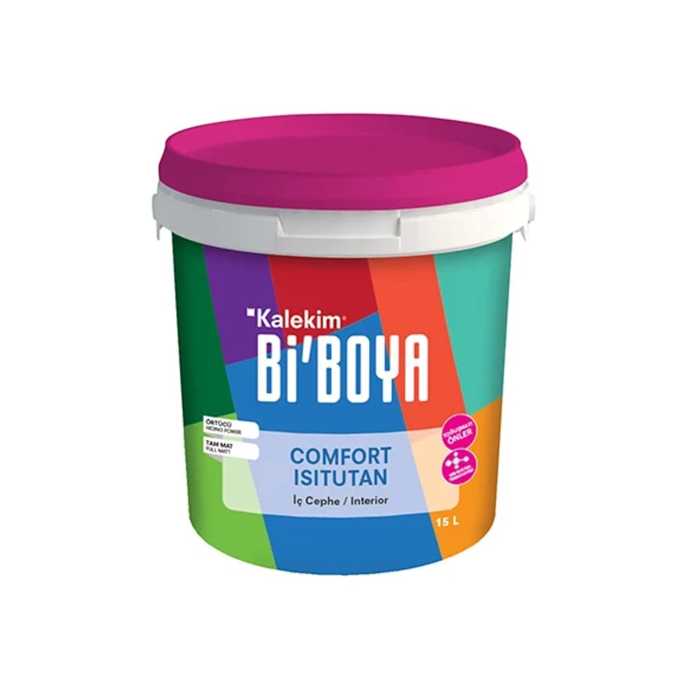 Bi'Boya Comfort Isı Tutan Beyaz 15 Lt İç Cephe Boyası