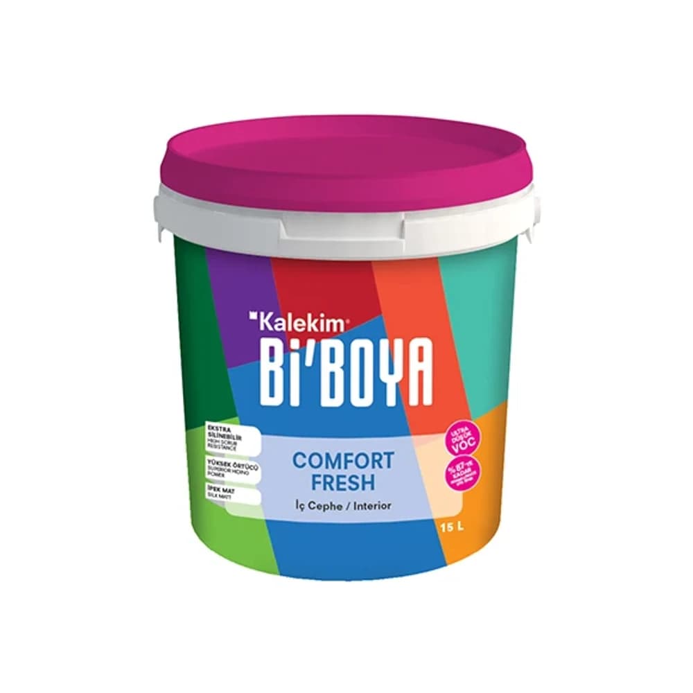 Bi'Boya Comfort Fresh Beyaz 2,5 Lt İç Cephe Boyası