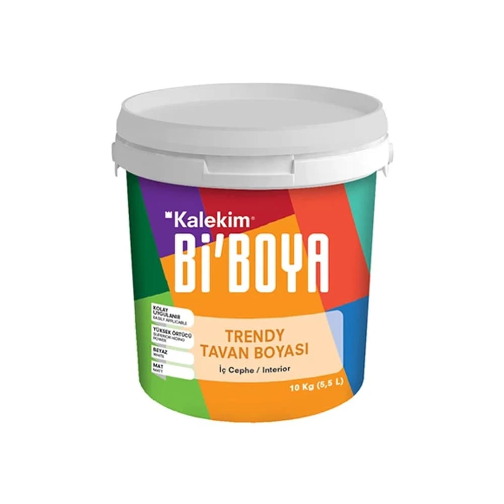 Bi'Boya Trendy Beyaz 17,5 Kg Tavan Boyası