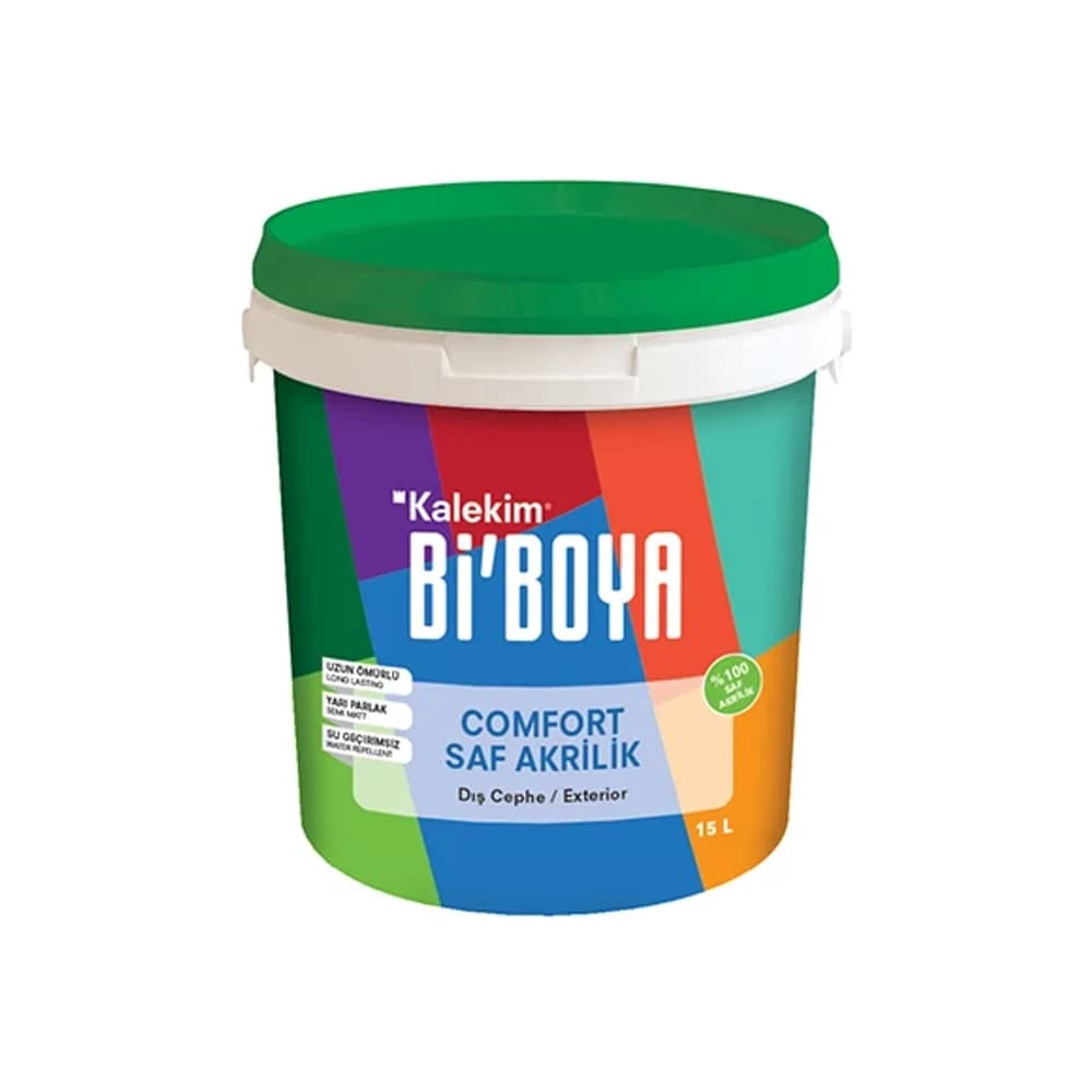 Bi'Boya Comfort Saf Akrilik Beyaz 2,5 Lt Dış Cephe Boyası