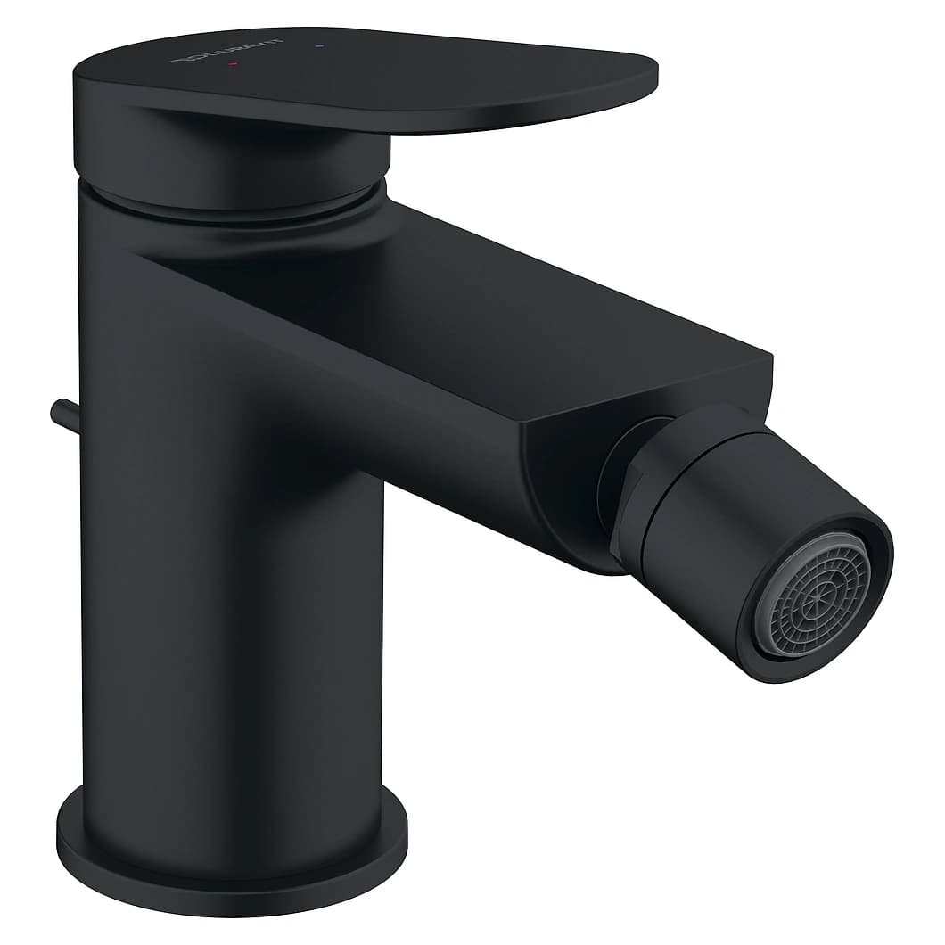 Duravit Wave Gider Setli Mat Siyah Bide Bataryası