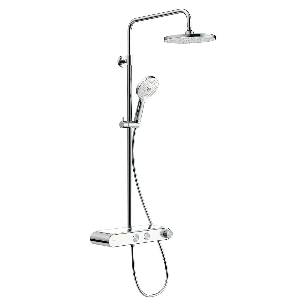 Duravit Shelf 230 Mm Tepe Duşlu Termostatik Duş Sistemi