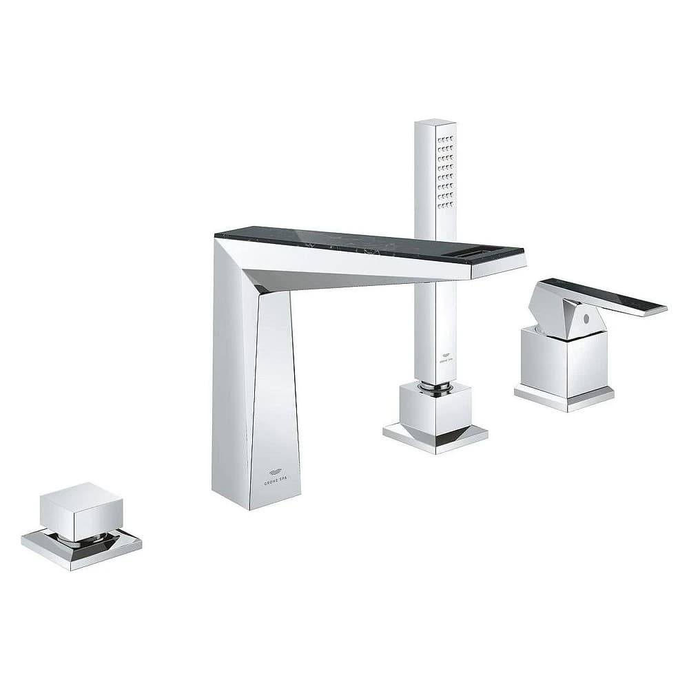Grohe Allure Brilliant Krom 4 Delikli Küvet Bataryası