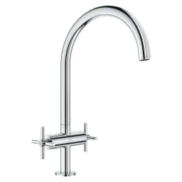 Grohe Atrio Krom Çift Volanlı Eviye Bataryası görsel 1
