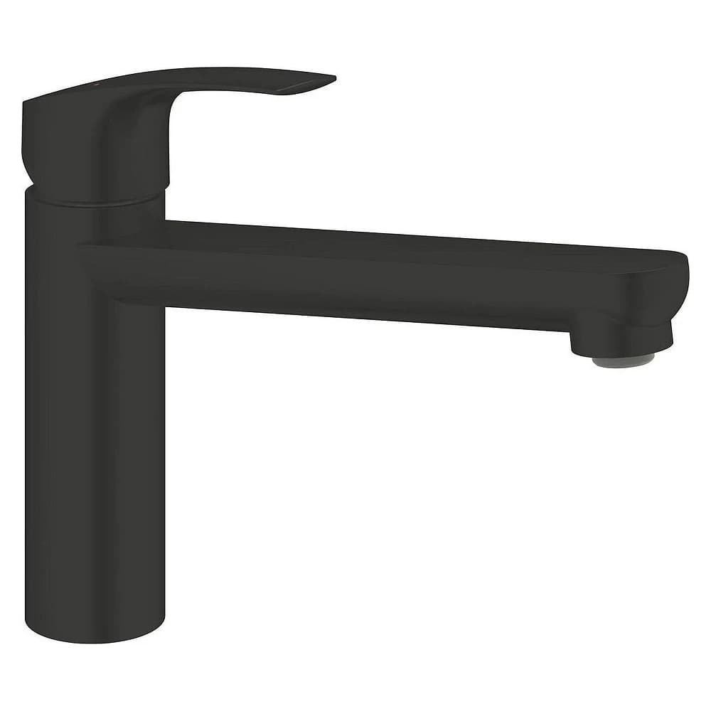 Grohe Eurosmart Siyah Orta Çıkışlı Eviye Bataryası
