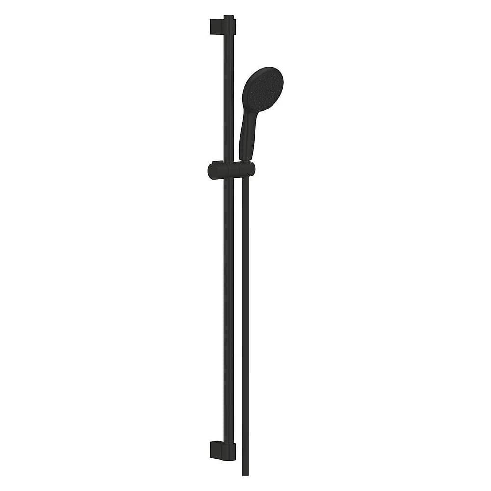 Grohe Tempesta Siyah 2 Akışlı 90 Cm Sürgülü Duş Seti