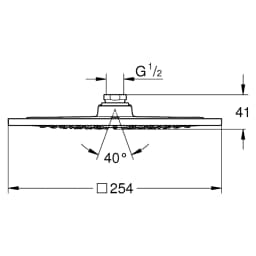 Grohe Rainshower Aqua Krom 25 Cm Tepe Duşu 26872000 görsel 2