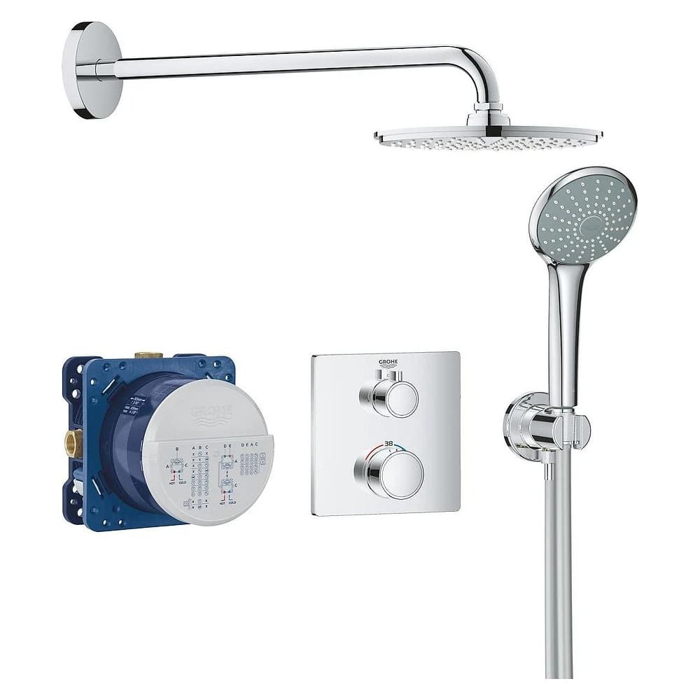 Grohe Grohtherm Cosmopolitan 21 Cm Ankastre Duş Sistemi