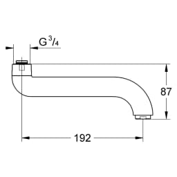 Grohe Krom Yedek Gaga 42132000 görsel 2
