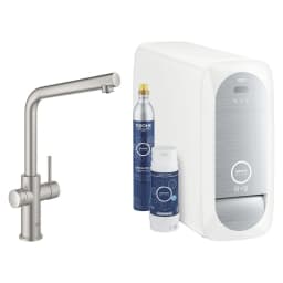 Grohe Blue Home Çelik L Gaga Başlangıç Seti görsel 1