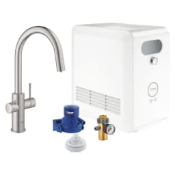 Grohe Blue Pro Çelik C Gaga Çekilebilir Başlangıç Seti görsel 1