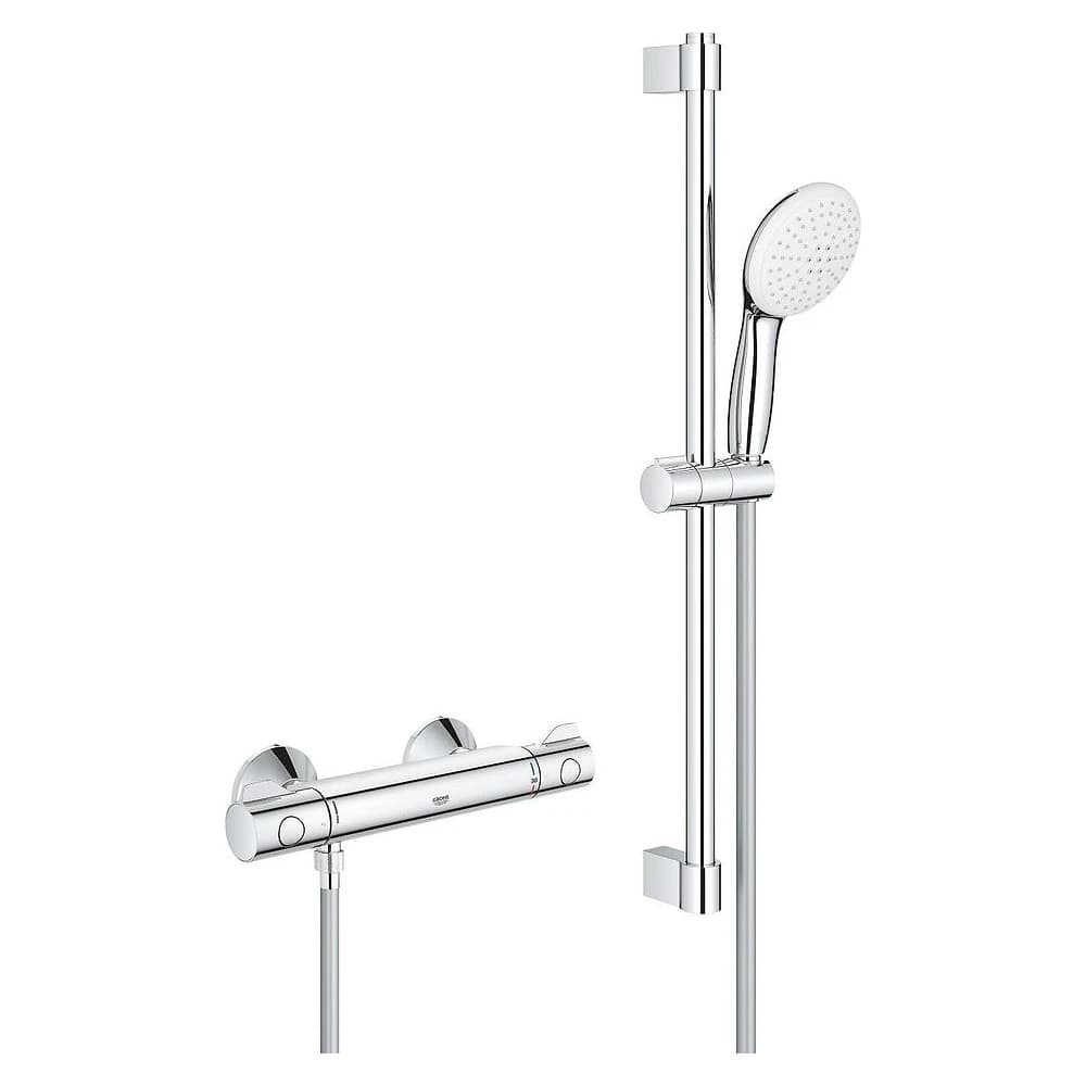 Grohe Grohtherm Krom Termostatik Duş Seti 60 Cm 34565002