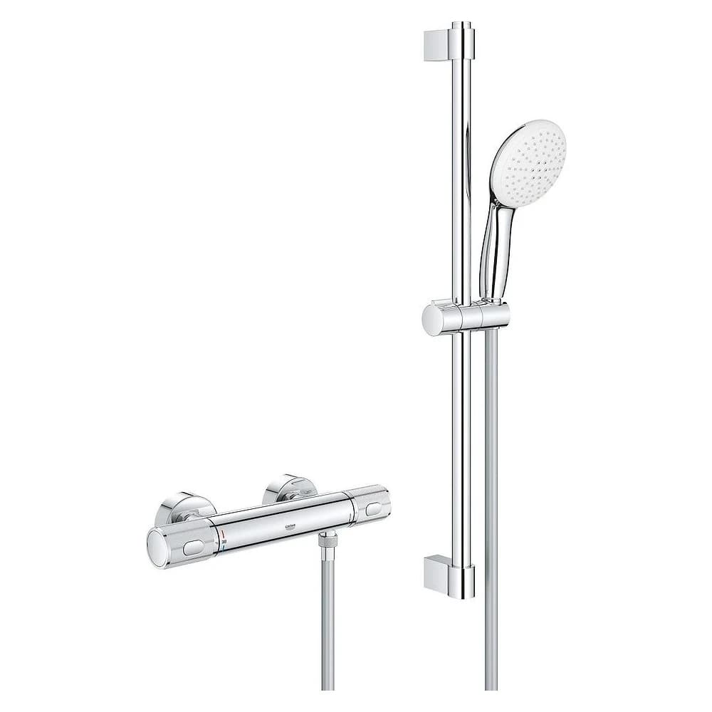 Grohe Grohtherm Performance Krom Termostatik Duş Seti 60 Cm