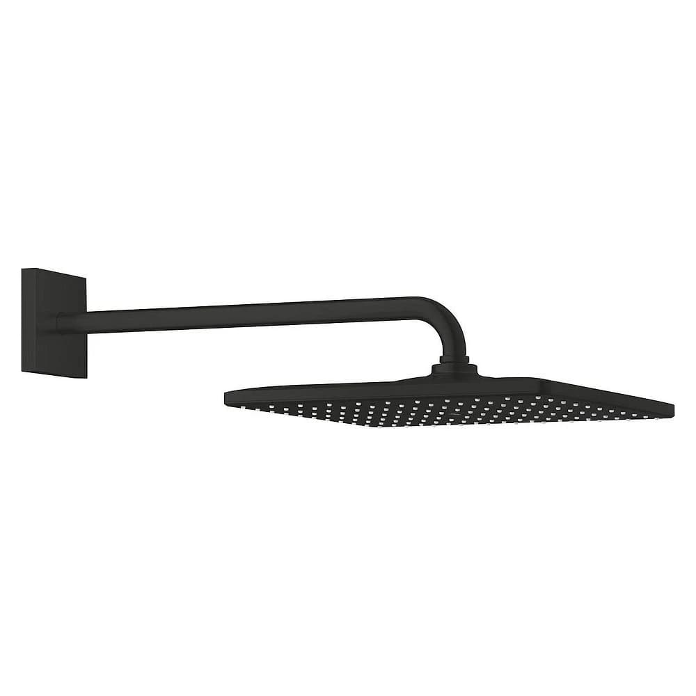 Grohe Rainshower Mono Cube Siyah 31 Cm Duvar Tepe Duşu Seti
