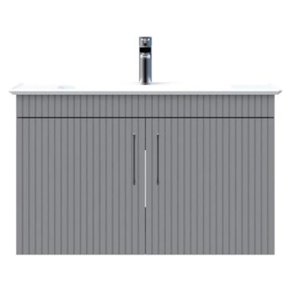 Creavit E10 85 Cm Gri Kapaklı Lavabo Dolabı
