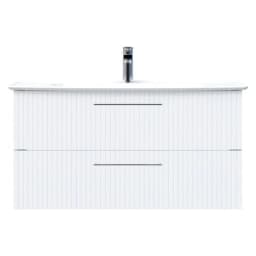 Creavit E10 100 Cm Beyaz 2 Çekmeceli Lavabo Dolabı görsel 1