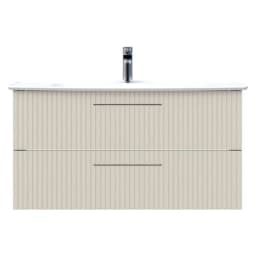Creavit E10 100 Cm Dafne 2 Çekmeceli Lavabo Dolabı görsel 1