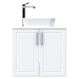 Creavit Perra 60 Cm Beyaz Kapaklı Lavabo Dolabı görsel 1