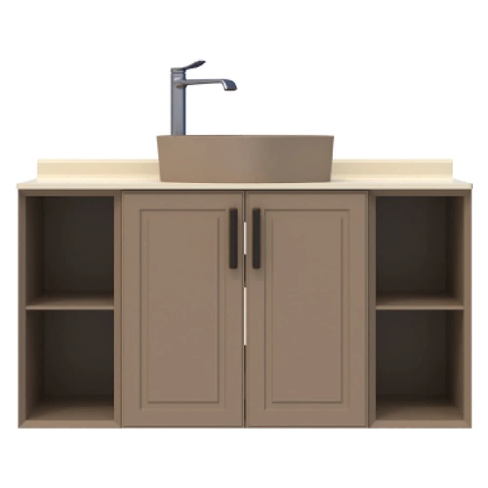 Creavit Perra 25+60+25 Cm Latte Kapaklı Lavabo Dolabı