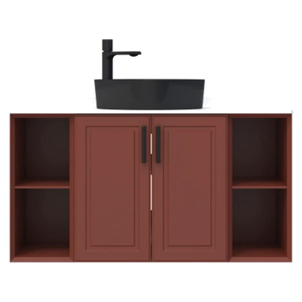 Creavit Perra 25+60+25 Cm Tarçın Kapaklı Lavabo Dolabı