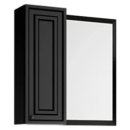 Creavit Kayra 30 Cm Mat Antrasit Ayna Yan Dolabı görsel 1