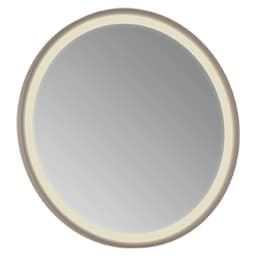 Creavit Patara 85 Cm Mat Cappuccino Yuvarlak LED Ayna görsel 1