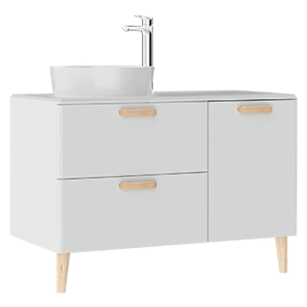 Creavit Patara 100 Cm Mat Beyaz Lavabo Dolabı