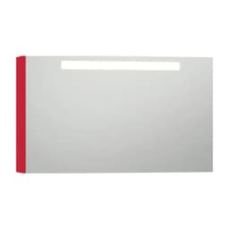 Creavit Recta 105 Cm Nar Çiçeği Kırmızı LED Aynalı Dolap görsel 1