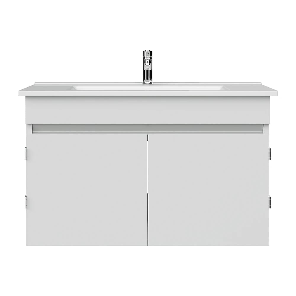 Creavit Flexio 65 Cm Beyaz Kapaklı Lavabo Dolabı