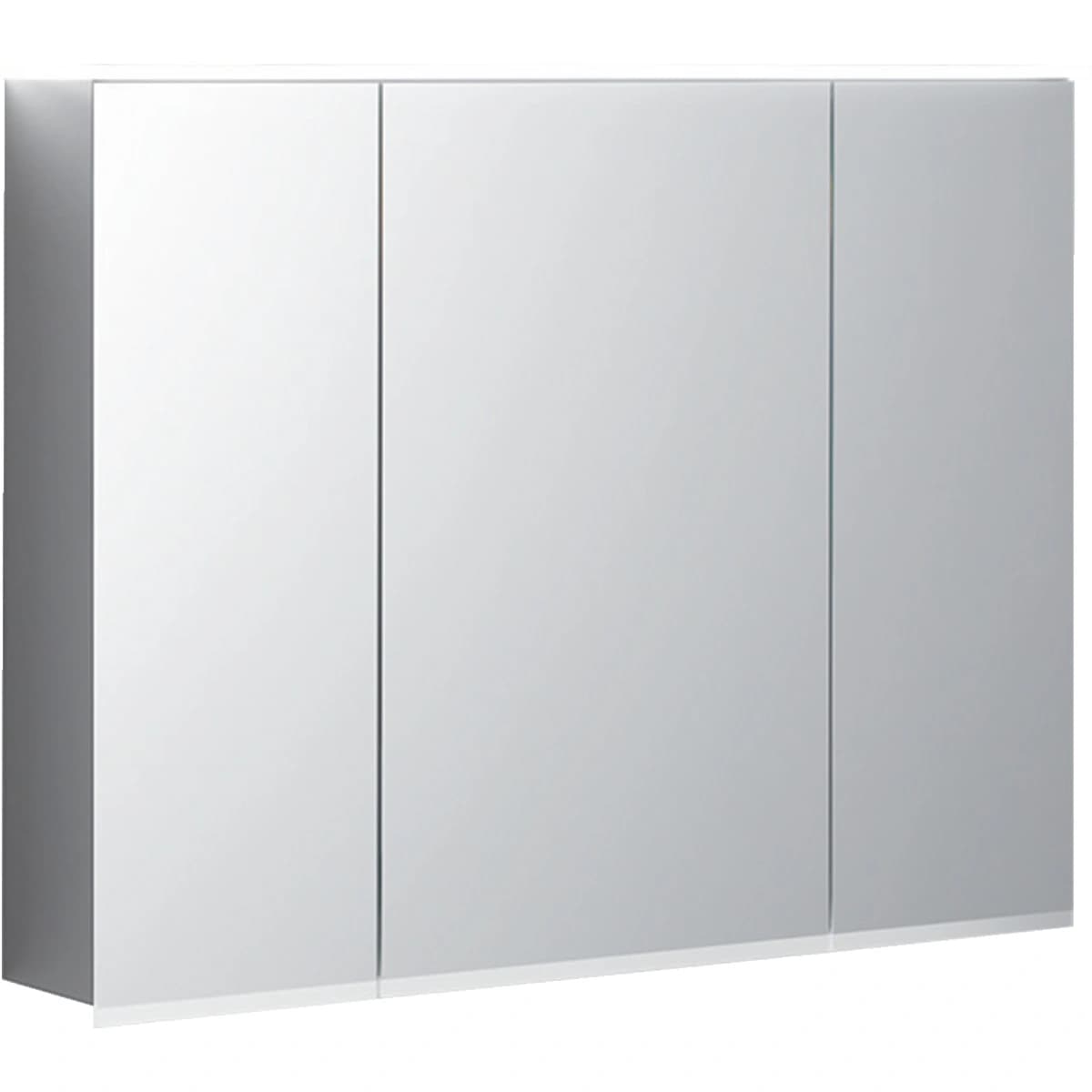 Geberit Option Plus 90 cm Aydınlatmalı Aynalı Dolap, Üç Kapılı