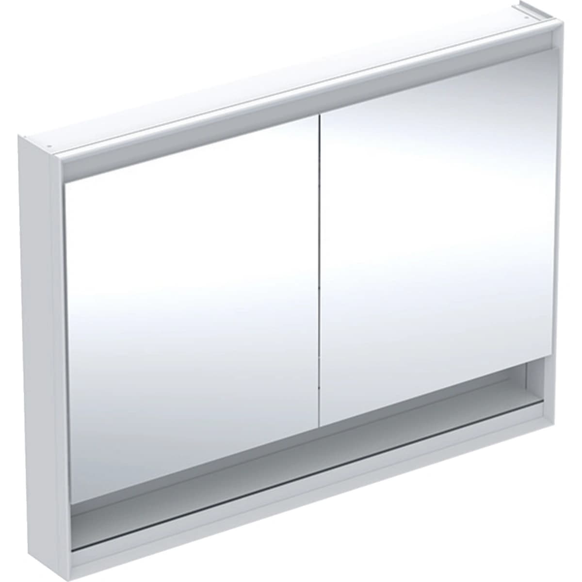 Geberit ONE 120 cm Nişli ComfortLight Aynalı Dolap, Sıva Üstü