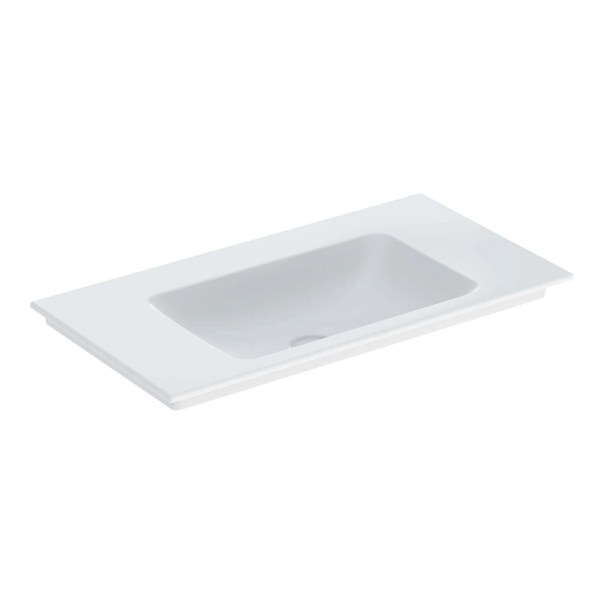 Geberit Aniara 90 cm İnce Kenarlı Lavabo, Batarya Deliksiz