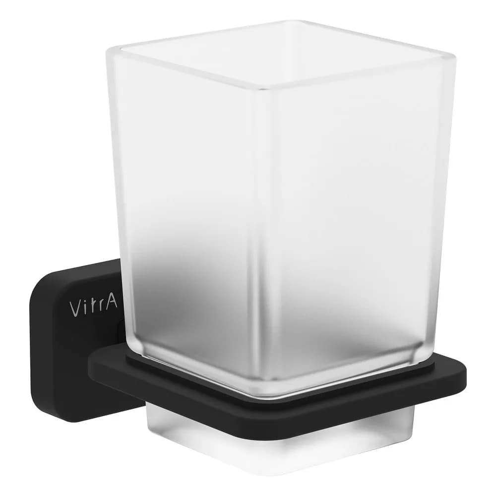 Vitra Flow Mat Siyah Diş Fırçalığı