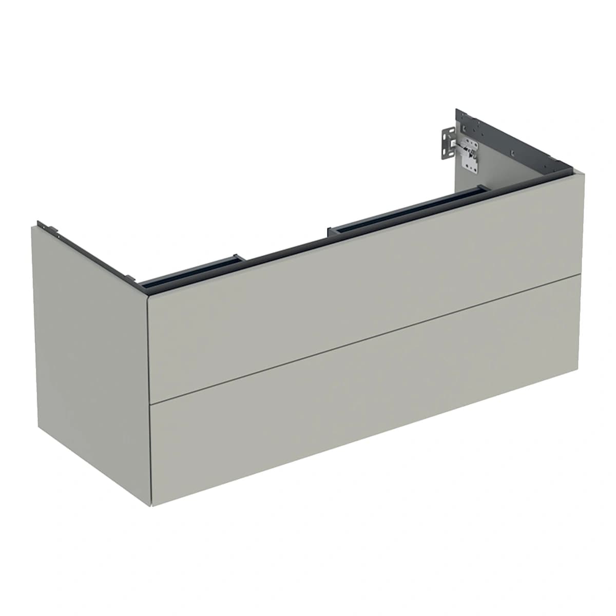 Geberit ONE 120 cm Bej Gri Çift Çekmeceli Lavabo Dolabı